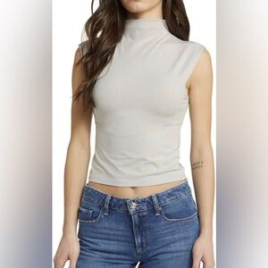 Madewell mockneck tank